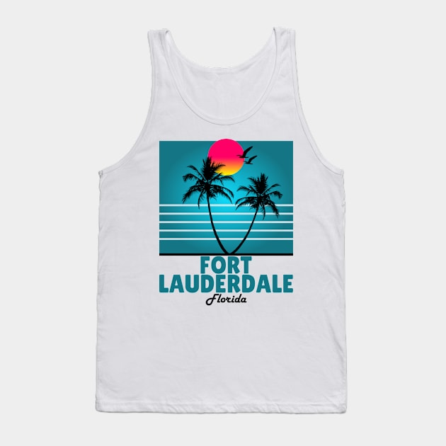 Fort Lauderdale Florida Souvenir T-Shirt T-Shirt Tank Top by SunsetParadise